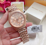 Buy Shop Michael Kors Lexington Rose Gold Dial Rose Gold Steel Strap Watch for Men - MK8319 USA Online