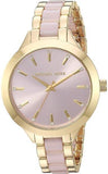 Buy Shop Michael Kors Norie Gold Dial Two Tone Steel Strap Watch for Women - MK3586 USA Online