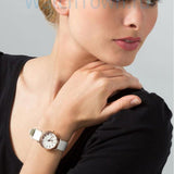 Buy Shop Marc Jacobs Baker White Dial White Leather Strap Watch for Women - MBM1284 USA Online
