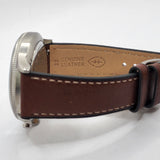 Buy Shop Fossil Retro Pilot Chronograph Silver Dial Brown Leather Strap Watch for Men - FS5809 USA Online