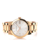 Buy Shop Burberry The City White Dial Rose Gold Steel Strap Watch for Women - BU9104 USA Online