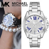 Buy Shop Michael Kors Bradshaw Quartz Silver Dial Silver Steel Strap Watch For Women - MK6320 USA Online