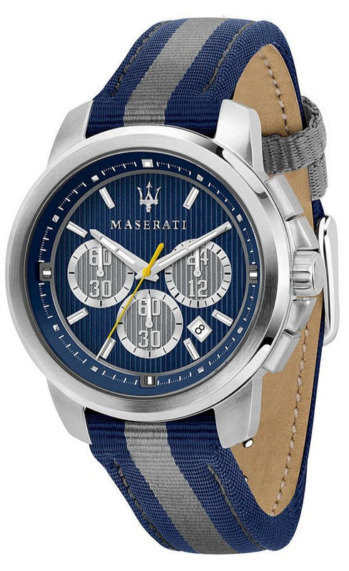 Buy Shop Maserati Royale 44mm Stainless Steel Fiber Strap Watch For Men - R8871637001 USA Online