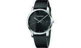 Buy Shop Calvin Klein City Quartz Black Dial Black Leather Strap Watch for Men - K2G2G1C1 USA Online