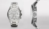 Buy Shop Emporio Armani Sportivo Chronograph Silver Dial Silver Steel Strap Watch For Men - AR5963 USA Online