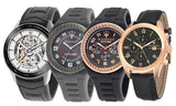 Buy Shop Maserati Traguardo Chronograph Black Dial Black Leather Strap Watch For Men - R8871612002 USA Online