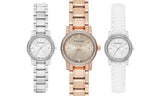Buy Shop Burberry The City White Diamonds Dial White Leather Strap Watch for Women - BU9221 USA Online