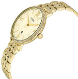 Buy Shop Fossil Jacqueline Gold Dial Gold Steel Strap Watch for Women - ES3547 USA Online
