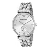 Buy Shop Emporio Armani Classic Silver Dial Silver Steel Strap Watch For Men - AR1819 USA Online
