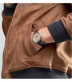 Buy Shop Emporio Armani Classic Quartz Brown Dial Brown Leather Strap Watch For Men - AR2427 USA Online