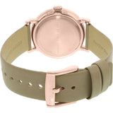 Buy Shop Marc Jacobs Baker Rose Gold Dial Grey Leather Strap Watch for Women - MBM1400 USA Online