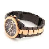 Buy Shop Fossil Perfect Boyfriend Multifunction Brown Dial Two Tone Steel Strap Watch for Women - ES4284 USA Online