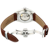 Buy Shop Tissot Gentleman Powermatic 80 Silicium Silver Dial Brown Leather Strap Watch For Men - T127.407.16.031.00 USA Online
