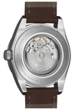 Buy Shop Tissot Gentleman Powermatic 80 Silicium Silver Dial Brown Leather Strap Watch For Men - T127.407.16.031.00 USA Online