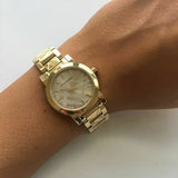Buy Shop Burberry The City Gold Dial Gold Steel Strap Watch for Women - BU9234 USA Online