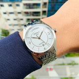 Buy Shop Tissot T Classic T One Automatic Silver Dial Silver Steel Strap Watch For Men - T038.430.11.037.00 USA Online