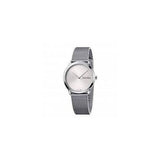 Buy Shop Calvin Klein Minimal Silver Dial Silver Mesh Bracelet Watch for Men - K3M211Y6 USA Online