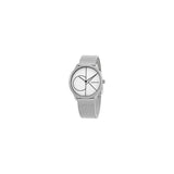 Buy Shop Calvin Klein Minimal White Dial Silver Mesh Bracelet Watch for Men - K3M5115X USA Online