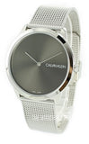 Buy Shop Calvin Klein Minimal Grey Dial Silver Mesh Bracelet Watch for Men - K3M211Y3 USA Online