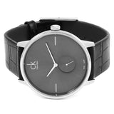 Buy Shop Calvin Klein Accent Black Dial Black Leather Strap Watch for Men - K2Y211C3 USA Online
