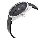 Buy Shop Calvin Klein Accent Black Dial Black Leather Strap Watch for Men - K2Y211C3 USA Online