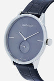 Buy Shop Calvin Klein Accent Black Dial Black Leather Strap Watch for Men - K2Y211C3 USA Online