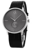 Buy Shop Calvin Klein Accent Black Dial Black Leather Strap Watch for Men - K2Y211C3 USA Online