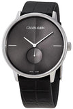 Buy Shop Calvin Klein Accent Black Dial Black Leather Strap Watch for Men - K2Y211C3 USA Online