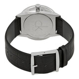Buy Shop Calvin Klein Accent Black Dial Black Leather Strap Watch for Men - K2Y2X1C3 USA Online