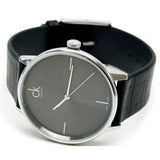 Buy Shop Calvin Klein Accent Black Dial Black Leather Strap Watch for Men - K2Y2X1C3 USA Online