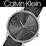 Buy Shop Calvin Klein Accent Black Dial Black Leather Strap Watch for Men - K2Y2X1C3 USA Online