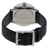 Buy Shop Calvin Klein Accent Black Dial Black Leather Strap Watch for Men - K2Y2X1CU USA Online