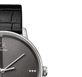 Buy Shop Calvin Klein Accent Black Dial Black Leather Strap Watch for Men - K2Y2X1CU USA Online