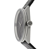 Buy Shop Calvin Klein Accent Black Dial Black Leather Strap Watch for Women - K2Y231C3 USA Online