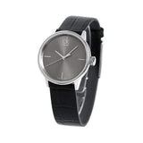 Buy Shop Calvin Klein Accent Black Dial Black Leather Strap Watch for Women - K2Y231C3 USA Online