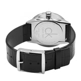 Buy Shop Calvin Klein Accent Black Dial Black Leather Strap Watch for Women - K2Y2Y1C3 USA Online