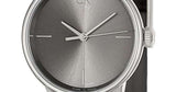 Buy Shop Calvin Klein Accent Black Dial Black Leather Strap Watch for Women - K2Y2Y1C3 USA Online