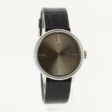 Buy Shop Calvin Klein Accent Black Dial Black Leather Strap Watch for Women - K2Y2Y1C3 USA Online