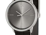 Buy Shop Calvin Klein Accent Black Dial Black Leather Strap Watch for Women - K2Y2Y1C3 USA Online