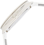 Buy Shop Calvin Klein Accent Silver Dial White Leather Strap Watch for Women - K2Y211K6 USA Online