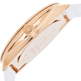 Buy Shop Calvin Klein Accent Silver Dial White Leather Strap Watch for Women - K2Y216K6 USA Online