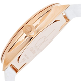 Buy Shop Calvin Klein Accent Silver Dial White Leather Strap Watch for Women - K2Y216K6 USA Online