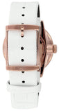 Buy Shop Calvin Klein Accent Silver Dial White Leather Strap Watch for Women - K2Y236K6 USA Online