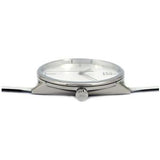 Buy Shop Calvin Klein Accent Silver Dial White Leather Strap Watch for Women - K2Y2X1K6 USA Online