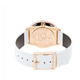 Buy Shop Calvin Klein Accent White Dial White Leather Strap Watch for Men - K2Y2X6KW USA Online