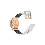 Buy Shop Calvin Klein Accent White Dial White Leather Strap Watch for Women - K2Y2X6K6 USA Online