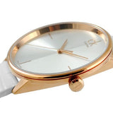 Buy Shop Calvin Klein Accent White Dial White Leather Strap Watch for Women - K2Y2X6K6 USA Online