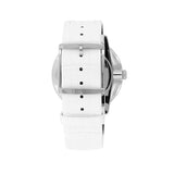 Buy Shop Calvin Klein Accent White Dial White Leather Strap Watch for Women - K2Y2Y1K6 USA Online
