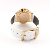 Buy Shop Calvin Klein Accent White Dial White Leather Strap Watch for Women - K2Y2Y6KW USA Online