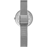 Buy Shop Calvin Klein Authentic Black Dial Silver Mesh Bracelet Watch for Women - K8G23121 USA Online